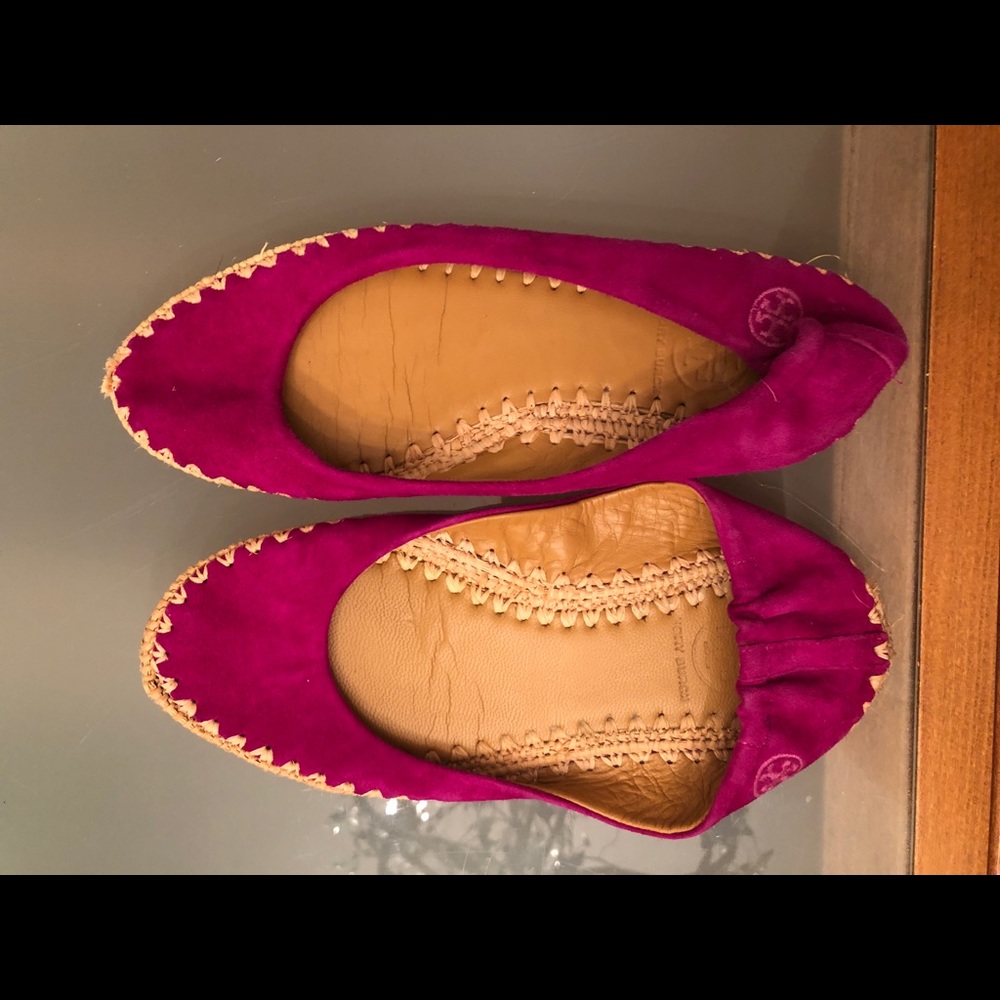 CLEAR OUT SALE!  Tory Burch "Holliday Ballet" Espadrille size 5